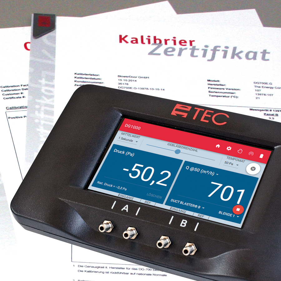 BD Werkskalibrierung DG-1000