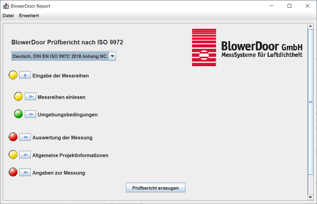 Softwarepaket TECTITE Express + BlowerDoor Report