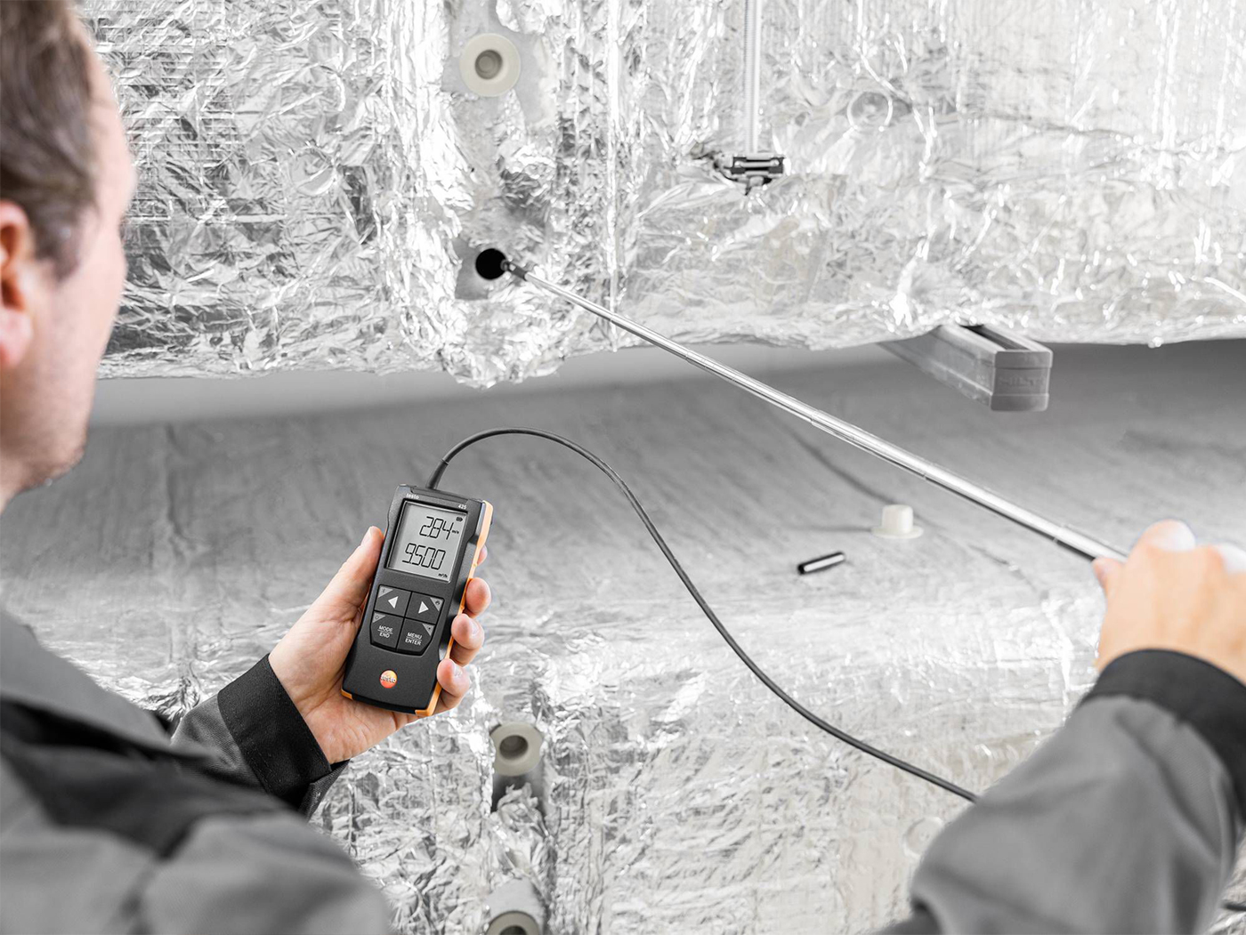 testo 425 – Thermal hot wire anemometer with app connection